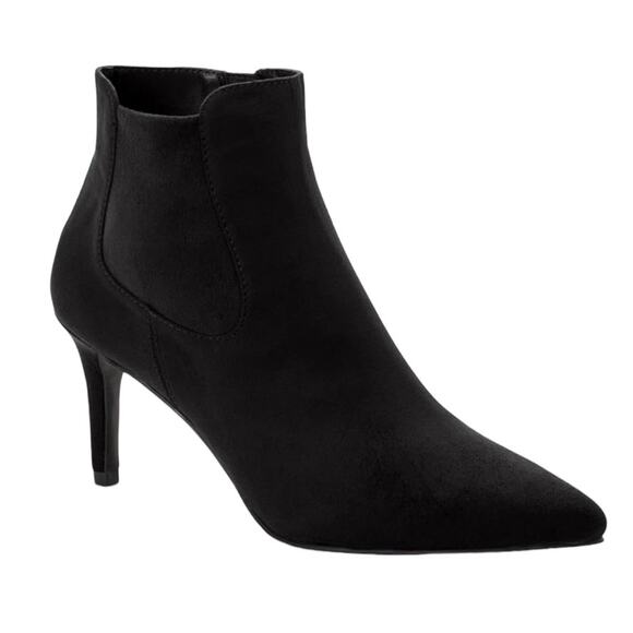 Alfani Women's Jacklynne Pointed Toe Suede Booties Black Size 10 - Picture 1 of 3
